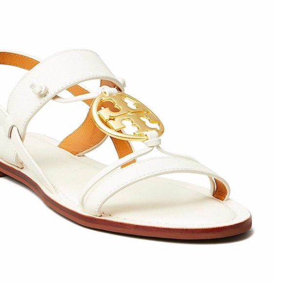 Tory Burch Miller Sandals | Shopbop Tory Burch White New Miller Slingback Sandals